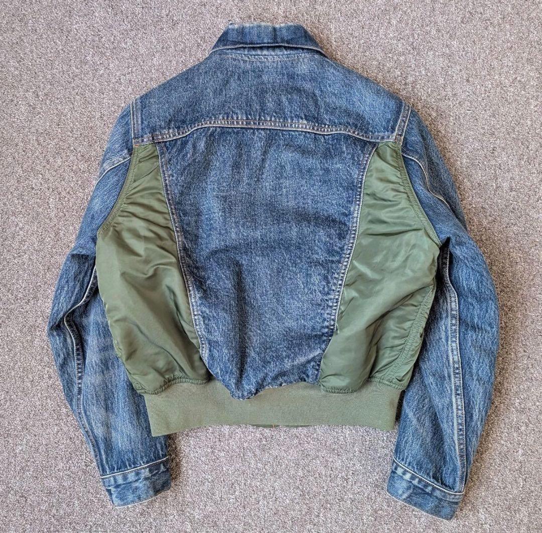 希少完売XS LEVI’S MA-1 HYBRID TRUCKER JACKET