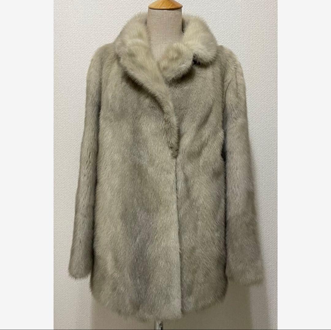 ミンク毛皮　ファーコート　Ｌサイズ　11号