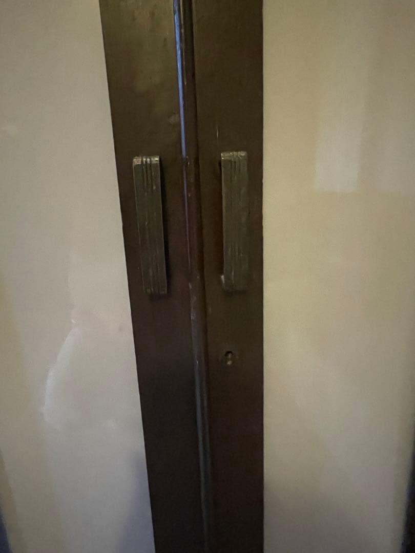 本棚　食器棚　本収納　昭和レトロ　アンティーク　ビンテージ　古民家　古民具