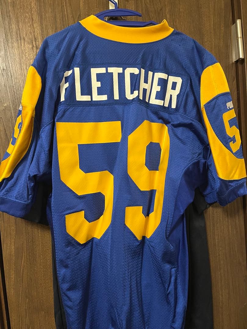 ロサンゼルス　ラムズ　実使用　ジャージ　ロンドン　フレッチャー