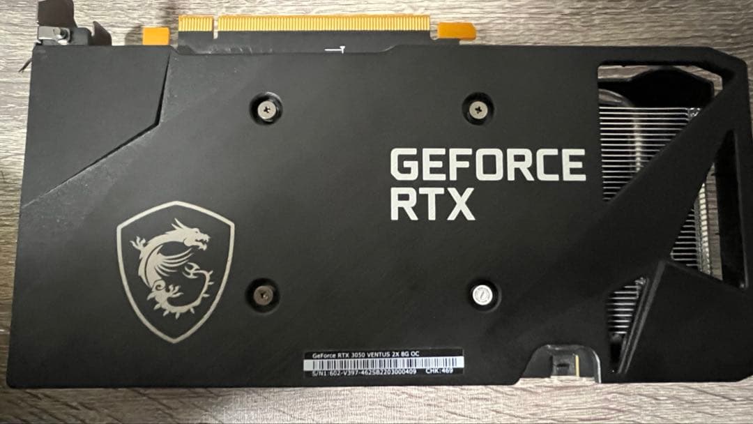 RTX3050 8GB 【動作確認済み】