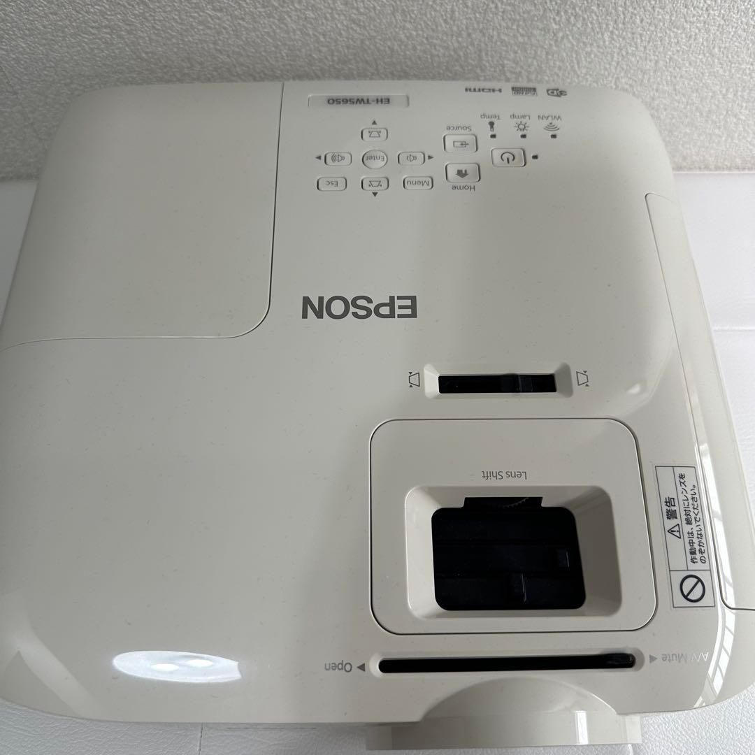 EPSONプロジェクター　EH-TW5650　ランプ点灯時間109H