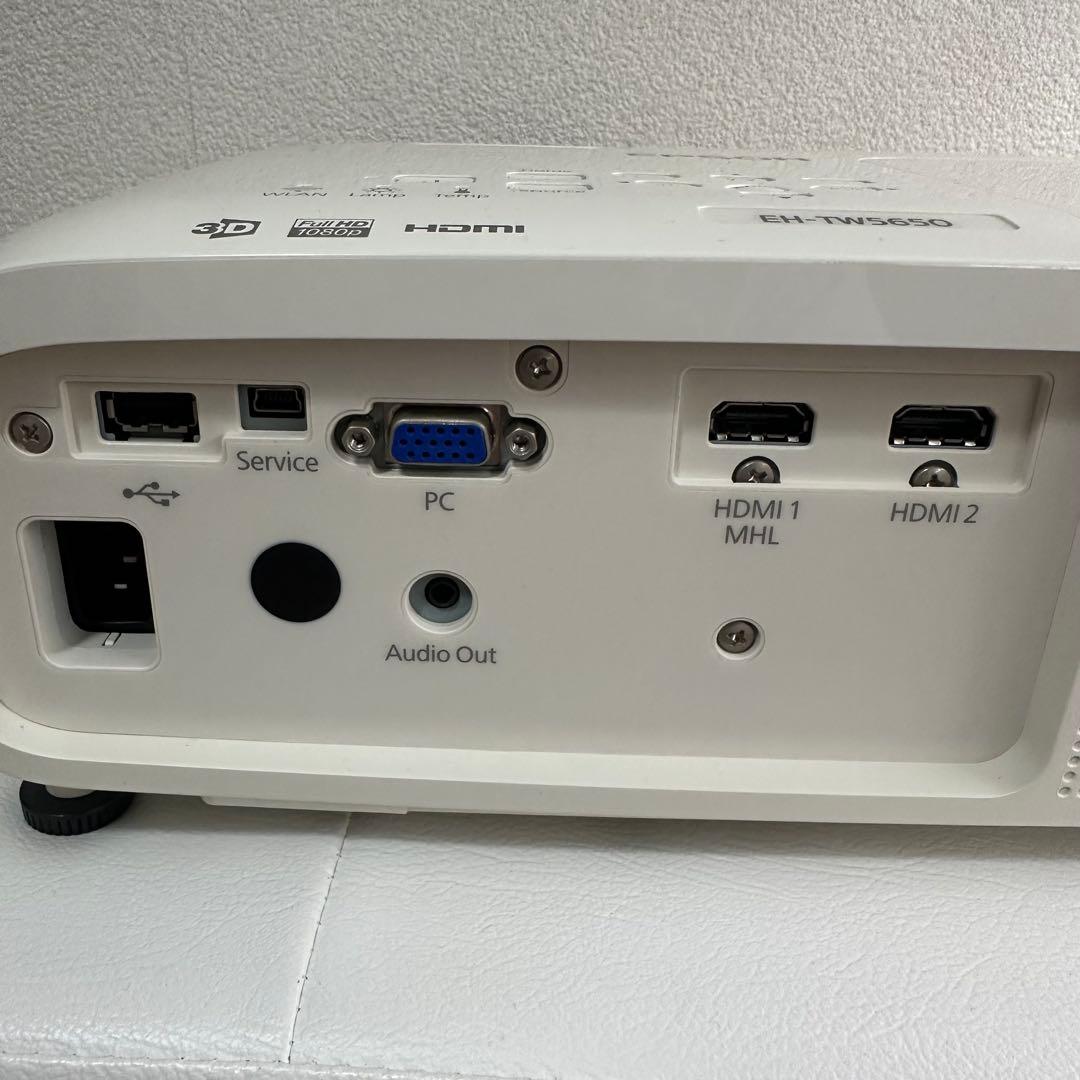EPSONプロジェクター　EH-TW5650　ランプ点灯時間109H