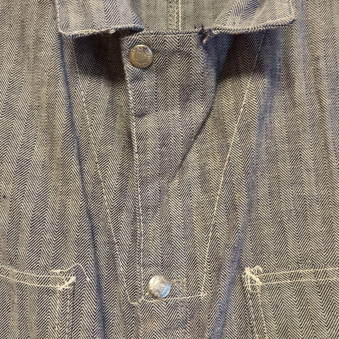 60sヴィンテージUSAユニバーサルオーバーオールHBヘリンボーンオールインワン