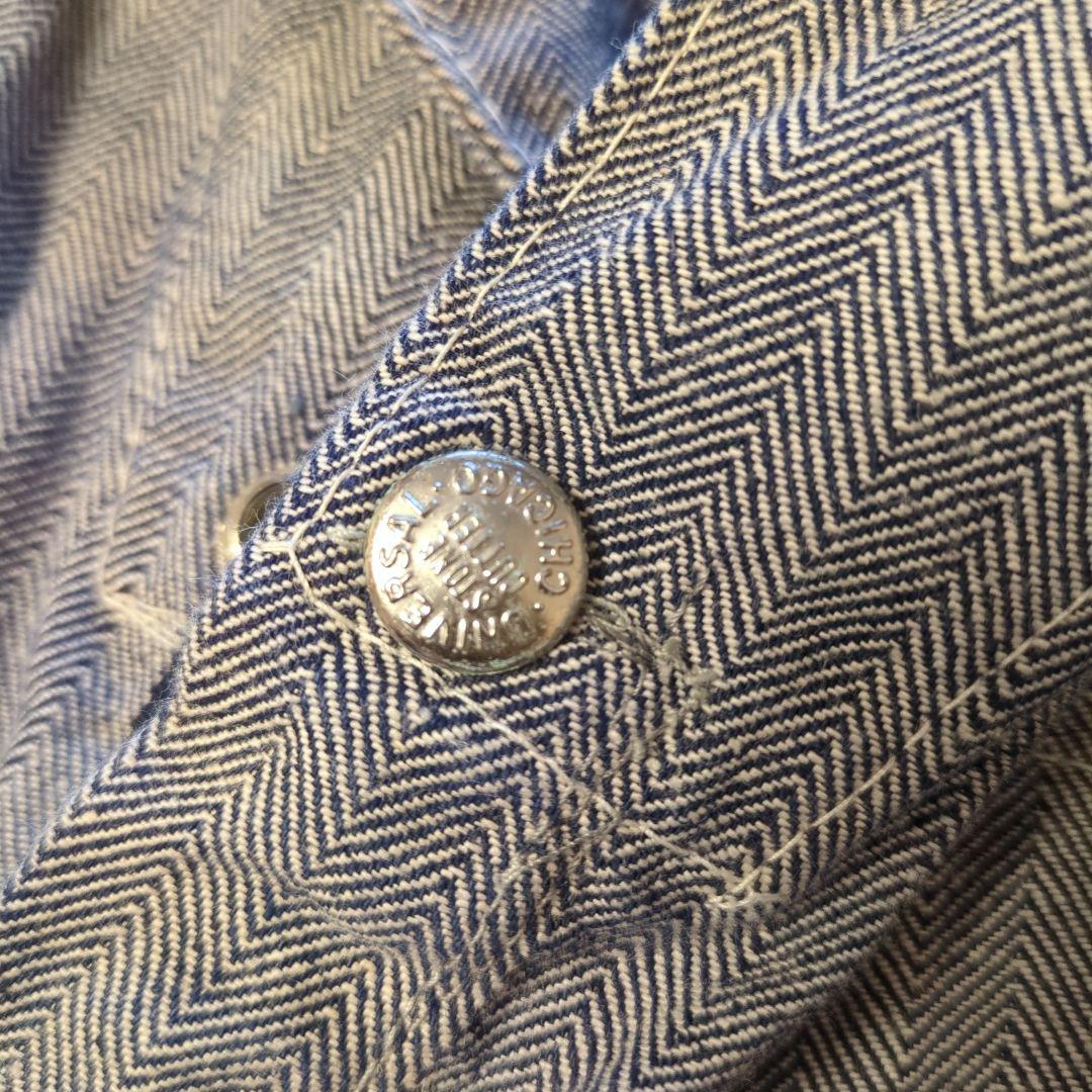 60sヴィンテージUSAユニバーサルオーバーオールHBヘリンボーンオールインワン