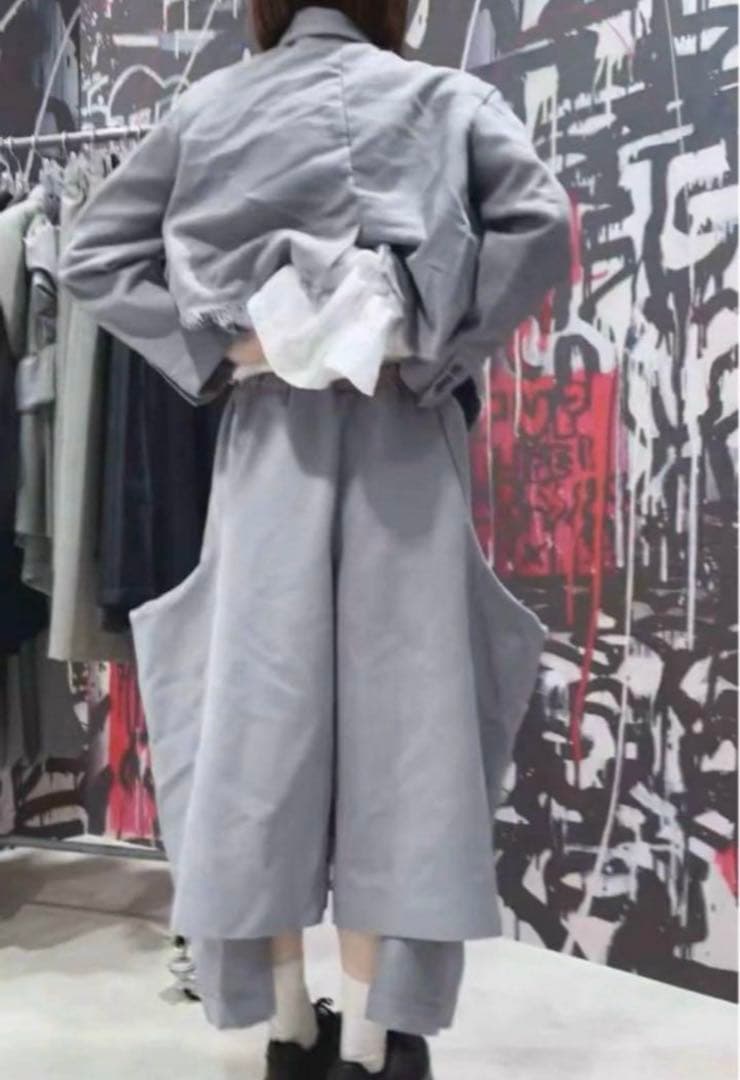 COMME des GARCONS 23SS 変形 立体 ワイドパンツ