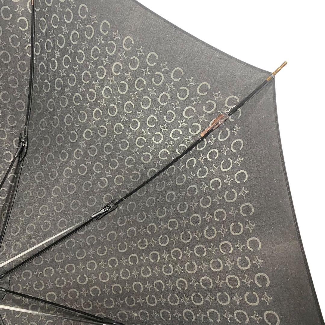 【希少】美品❗️CELINE 日傘　ロゴ　トリオンフ　C 長傘　オールド