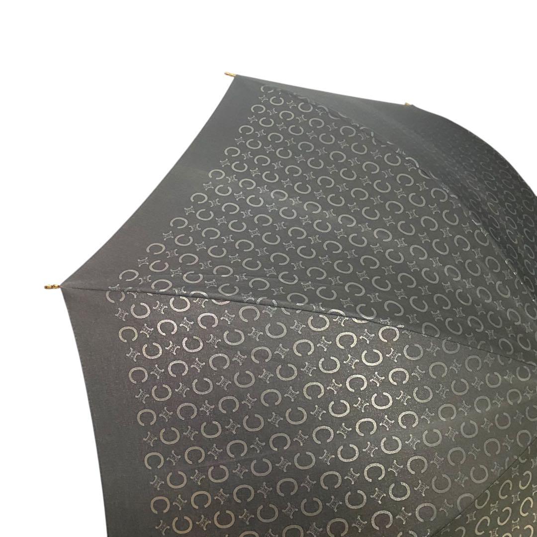 【希少】美品❗️CELINE 日傘　ロゴ　トリオンフ　C 長傘　オールド