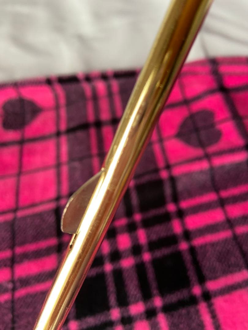 ★レア★　MARS マーズ　リボン付フリルMARSストーンロゴ柄長傘　黒✗ピンク