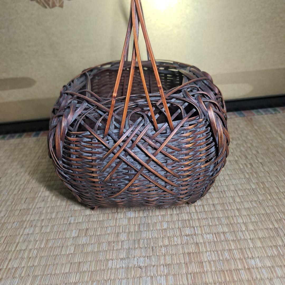 花篭 花入 　茶道具　 華道具　竹籠 花籠 花籃　　　 B3