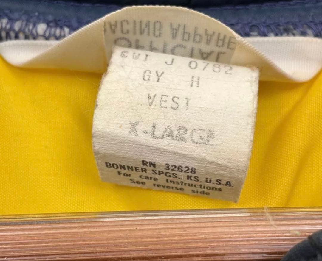 GOODYEAR グッドイヤー オフィシャル ビンテージ レーシング ベストxl