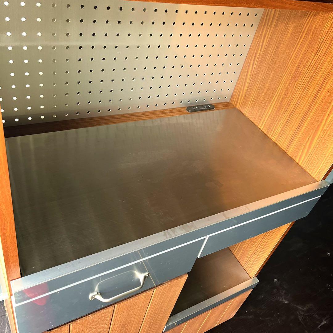 取付無料！ウニコ ストラーダ 廃盤希少品！天然木アンティークキッチンボード✨