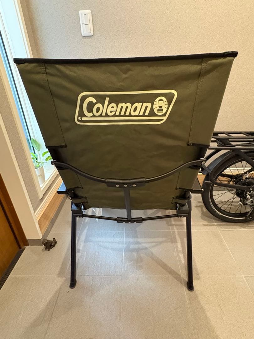Coleman 折りたたみ　レイチェア オリーブと ウォータージャグ 10L