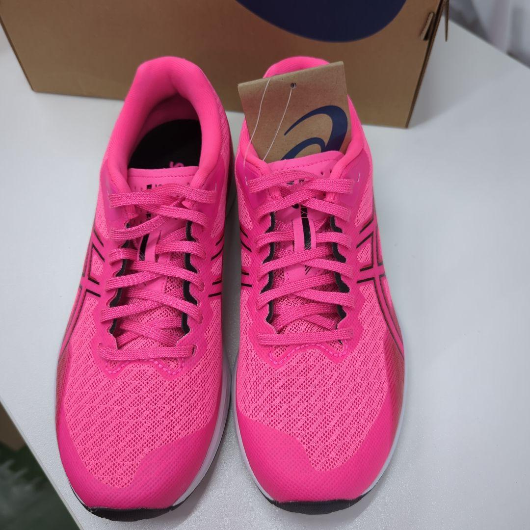 アシックス　24.5 ピンク　レディース　ランニングシューズ