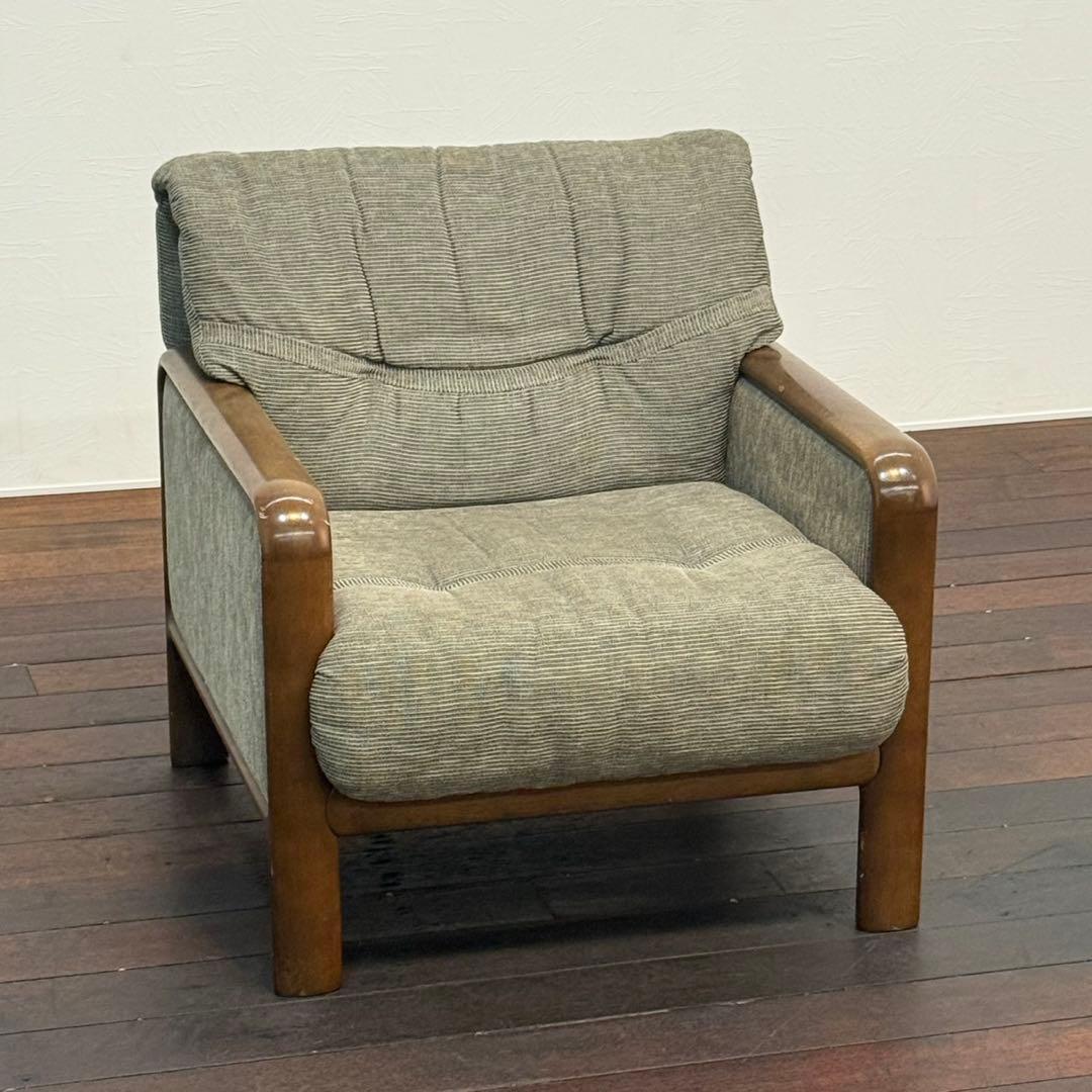 H110K69e カリモク karimoku 1人掛けソファ