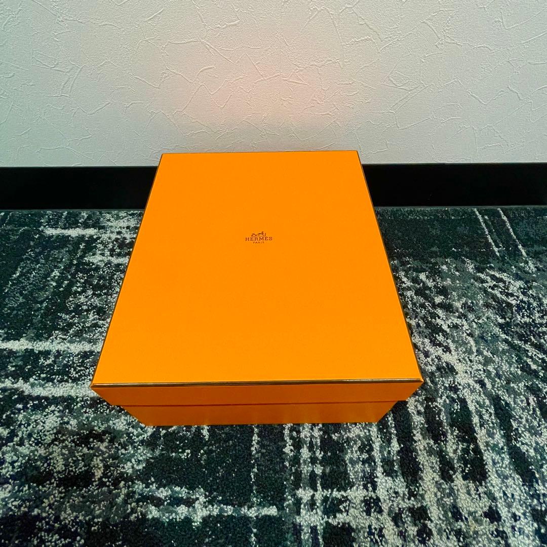 ㊴美品　HERMES　エルメス　ピコタンロックPM用　オレンジ　空箱　長方形