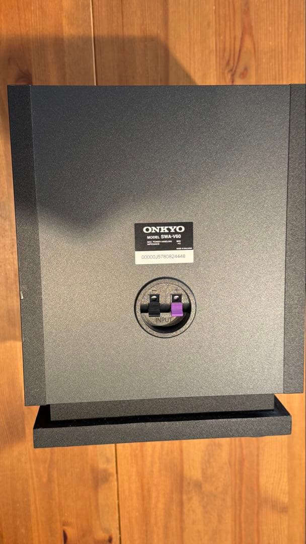 ONKYOスピーカー+ウーファー D-109XM/SWA-V60 スタンド付き