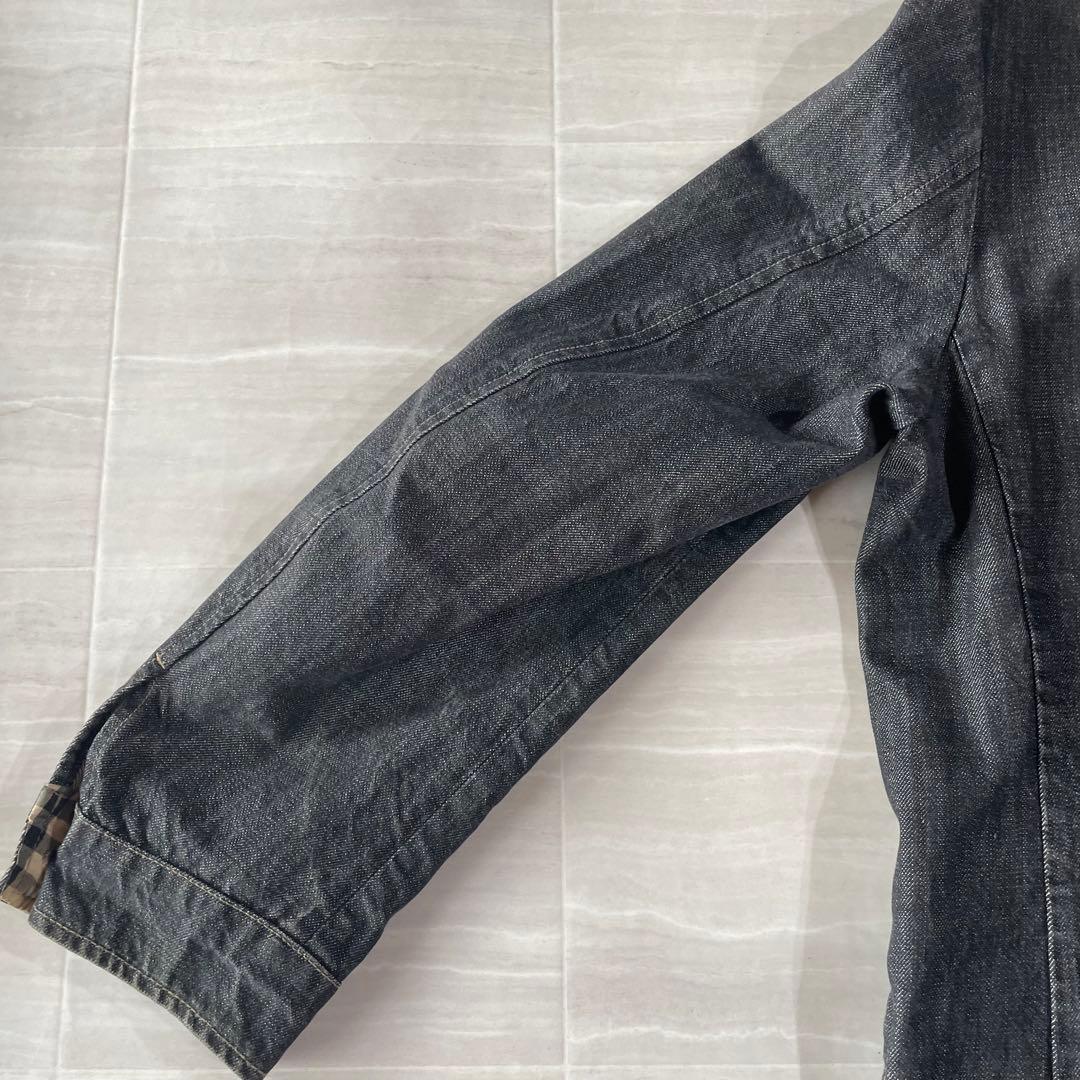 Burberry デニムジャケット XL カバーオール ノバチェック 三陽商会