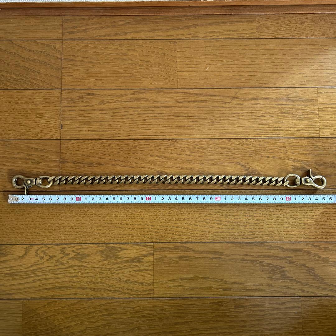 60s vintage 真鍮 ウォレットチェーン