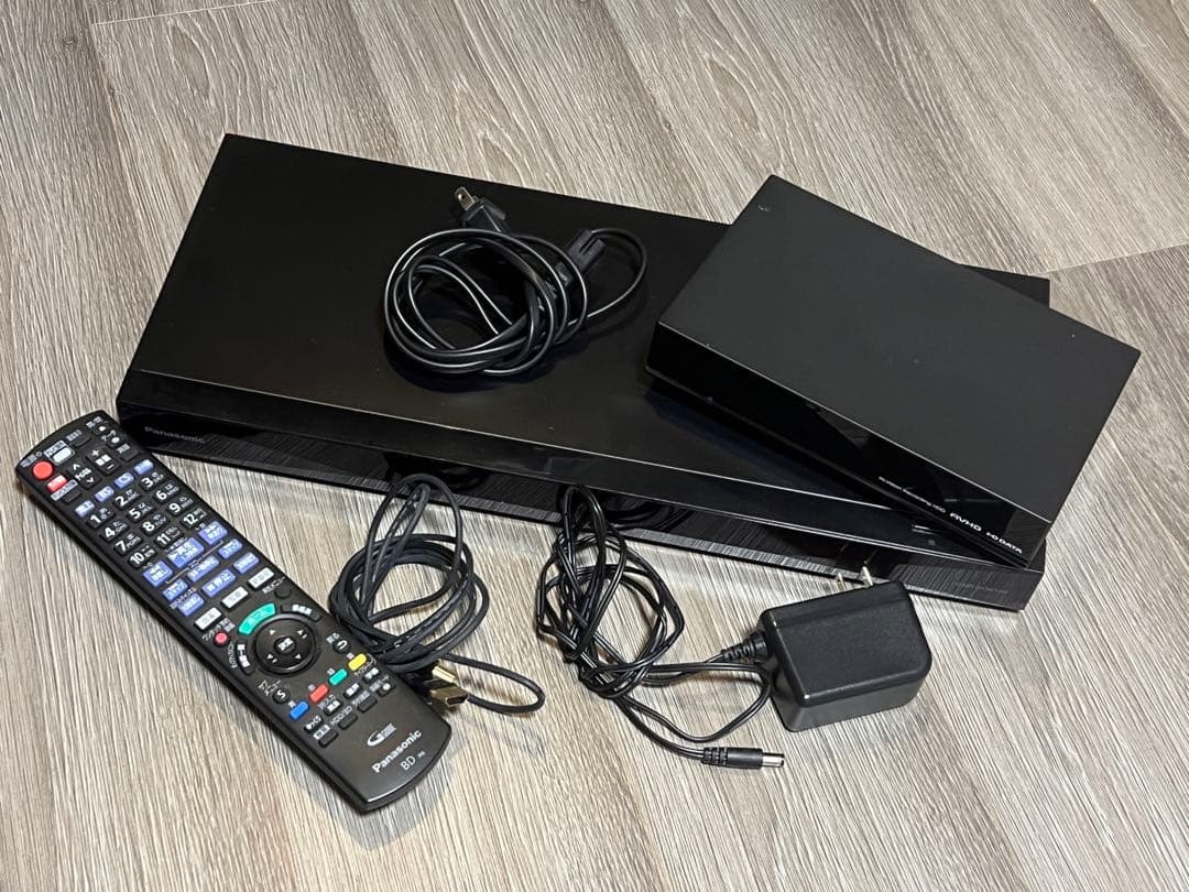【美品✨️値下中!】Panasonic ブルーレイレコーダー&4TB 外付けHDD