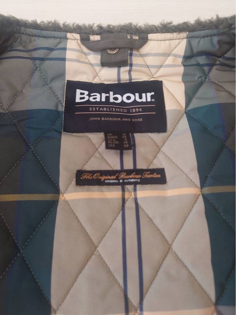 スピック＆スパン【Barbour】kintra liner　2025AW カーキ