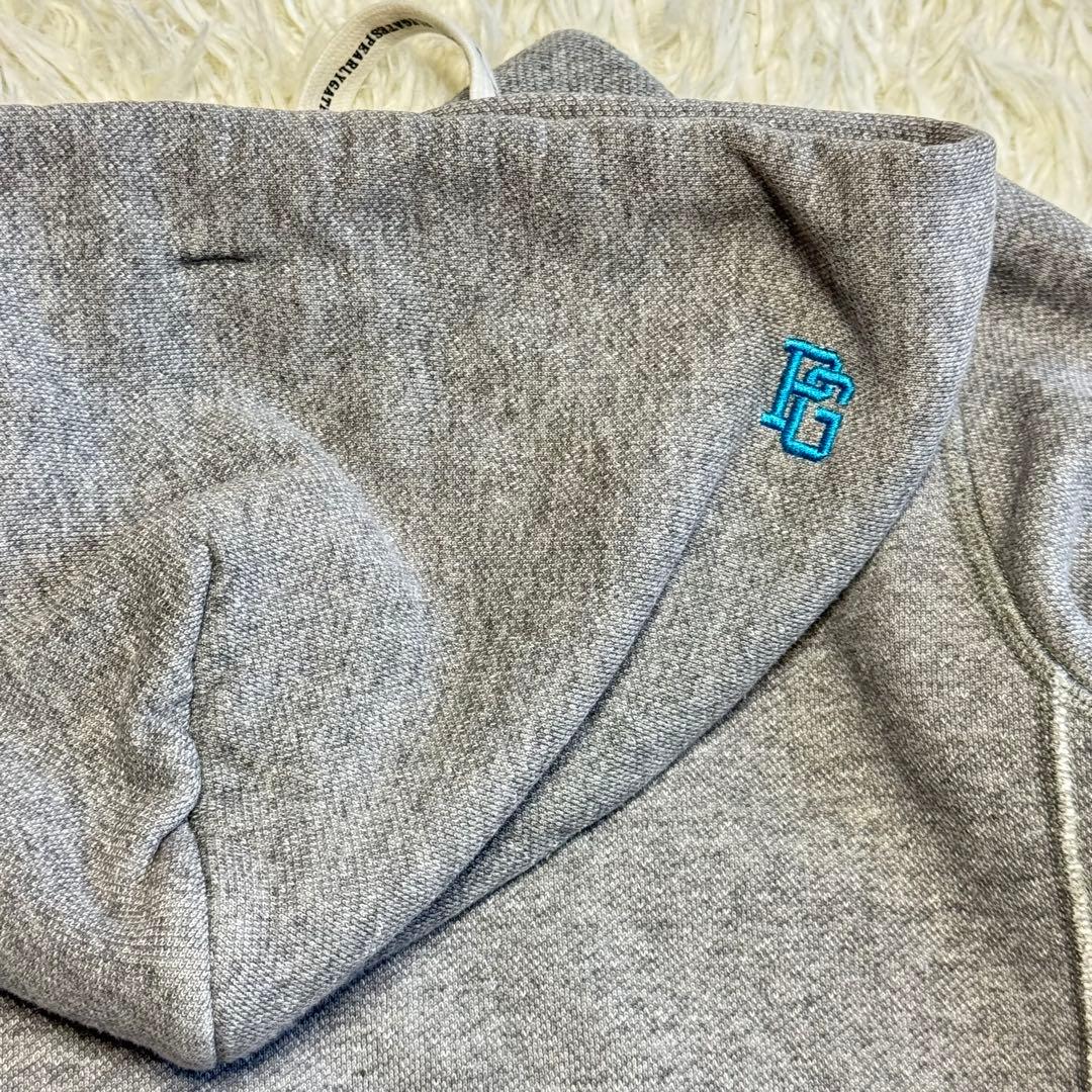 【パーリーゲイツ】美品 ジップパーカー グレー 1サイズ レディース