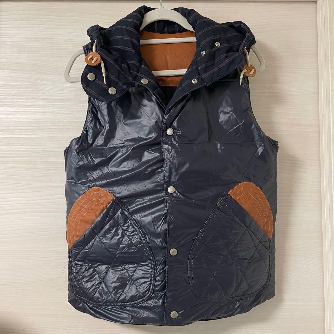 コムデギャルソン ジュンヤワタナベマン リバーシブルダウンベスト