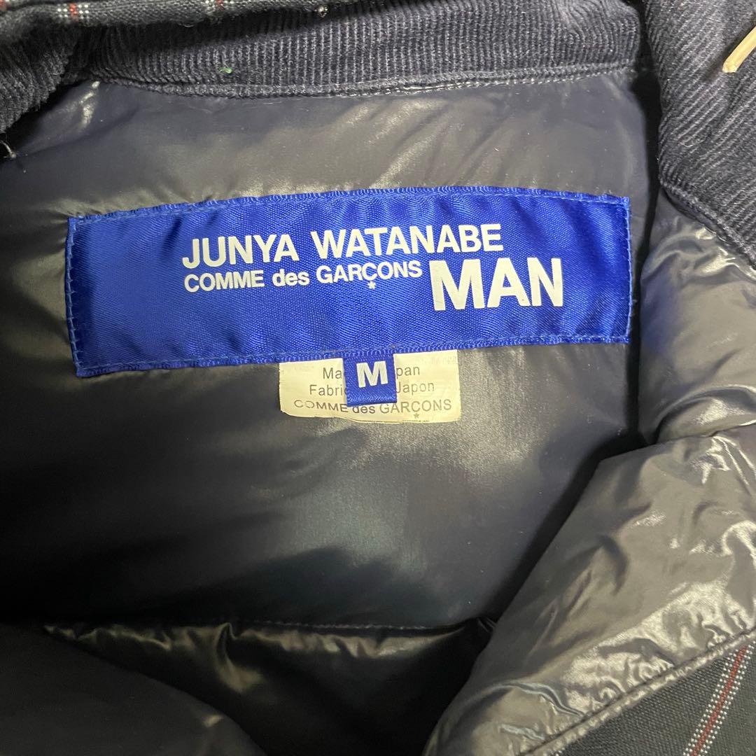 コムデギャルソン ジュンヤワタナベマン リバーシブルダウンベスト