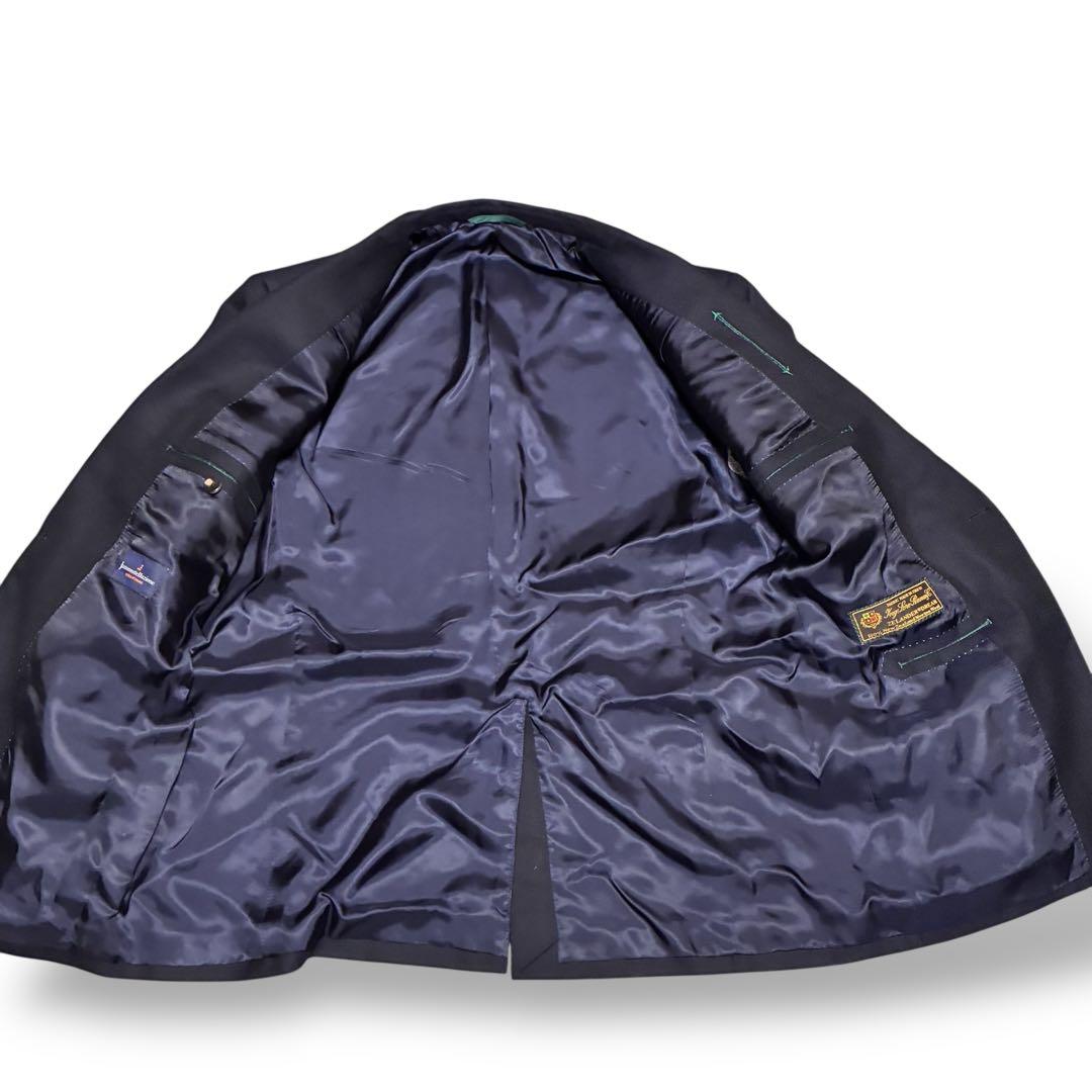 スーツ LOLOPIANA setup suits navy MERINO wool