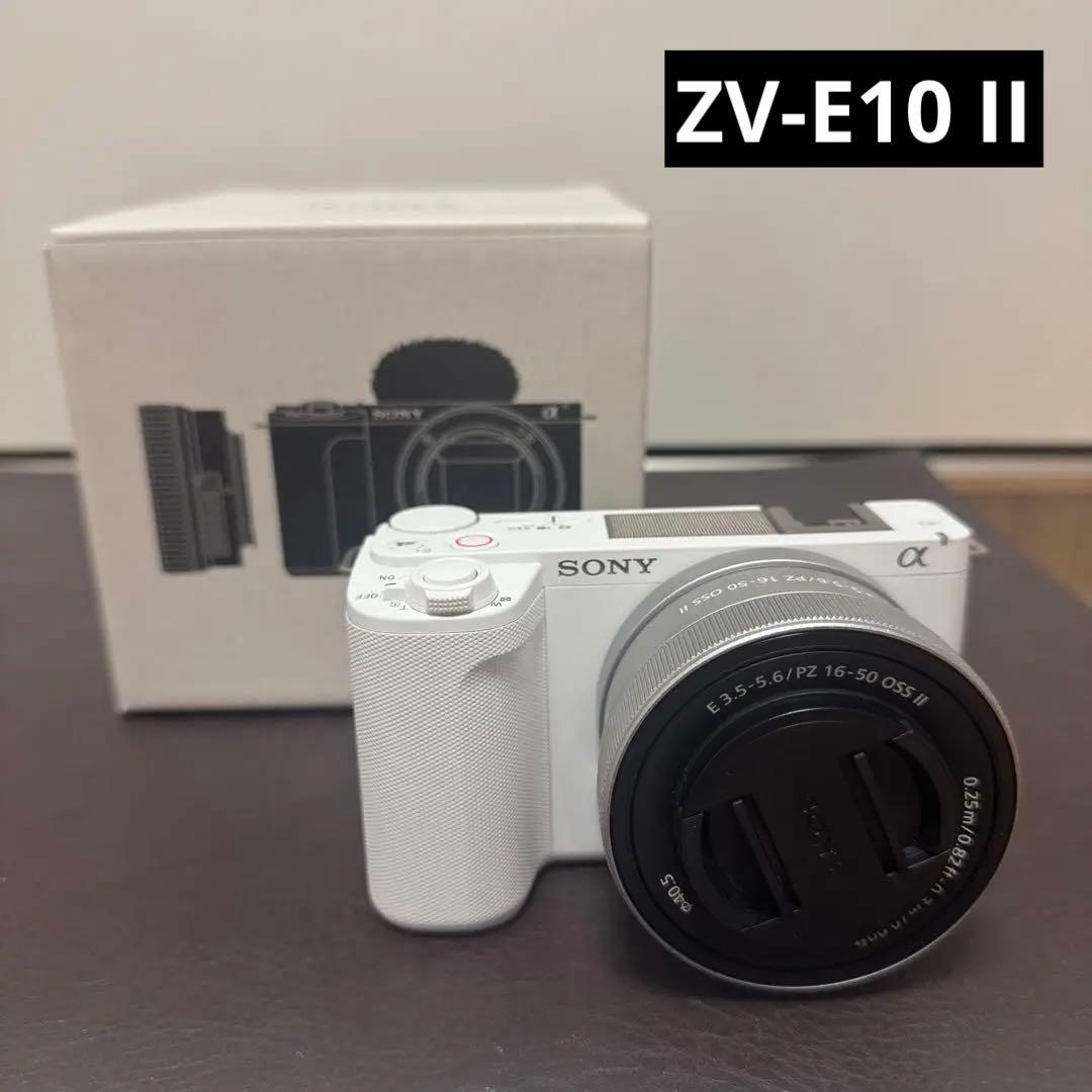 SONY ソニー ZV-E10 II（ZV-E10M2K）ホワイト レンズキット
