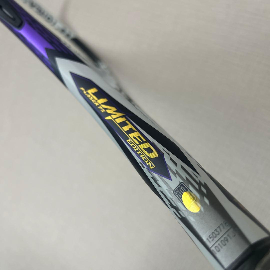 ソフトテニスラケット　ヨネックス　F-LASER 7S 数量限定モデル　紫