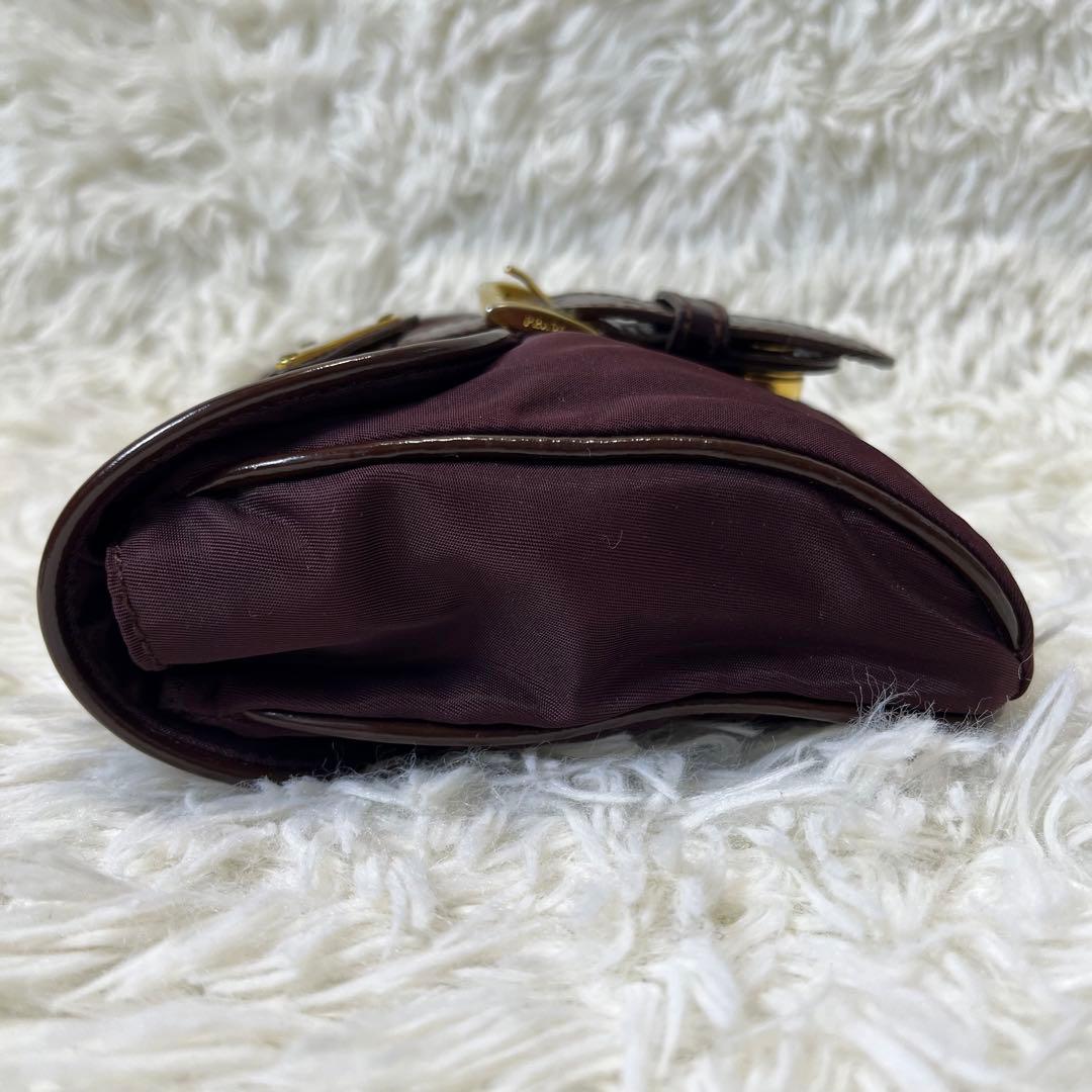 超希少✨ プラダ ウエストポーチ ボディバッグ 三角プレート クロコ ナイロン