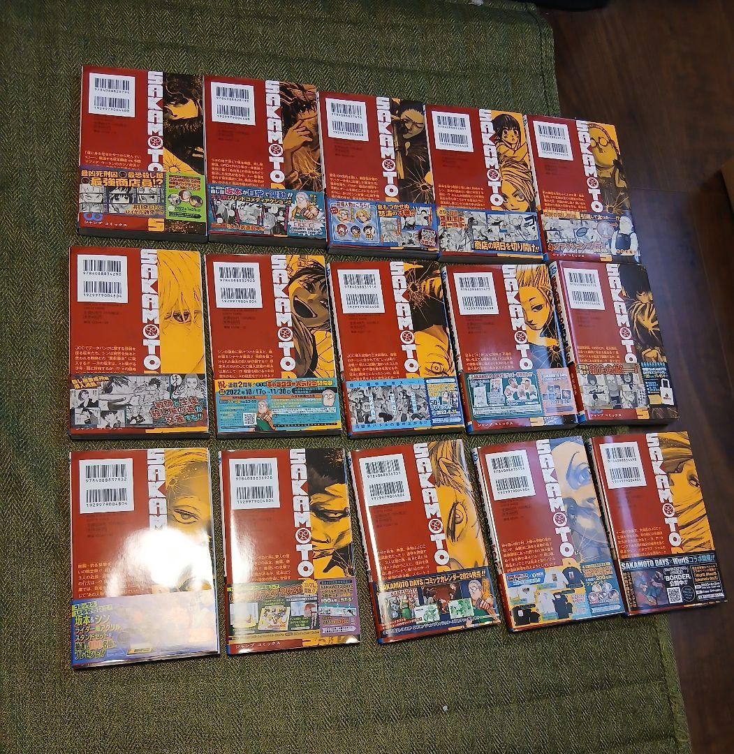 一部特典あり　サカモトデイズ25巻+関連本5巻　全巻初版チラシ帯付