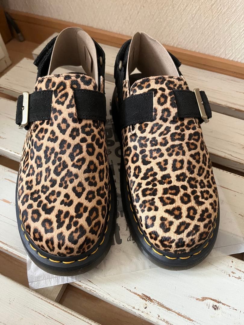 限定価格Dr. Martens JORGEⅡ UK７レオパード　ヒョウ柄