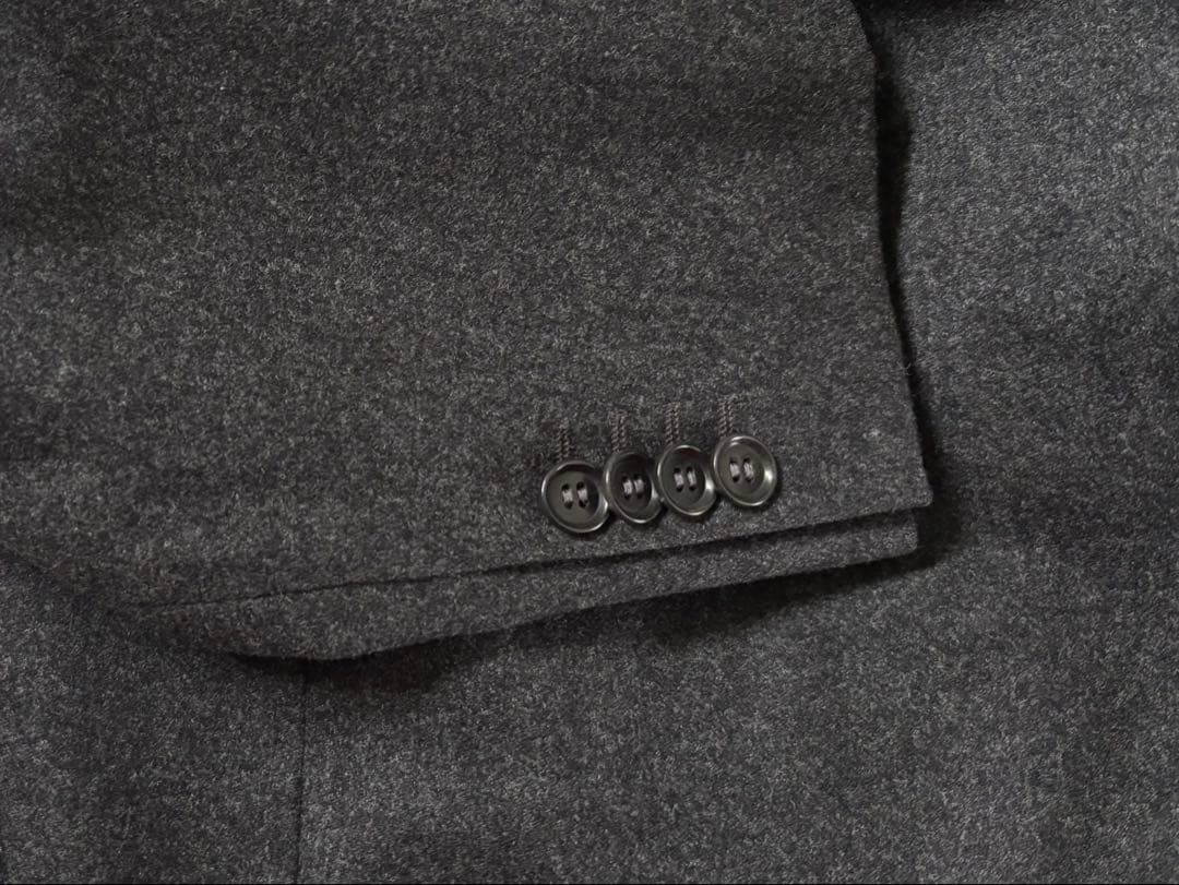 美品　CARUSO カルーゾ　46 グレーフランネル ジャケット イタリア製