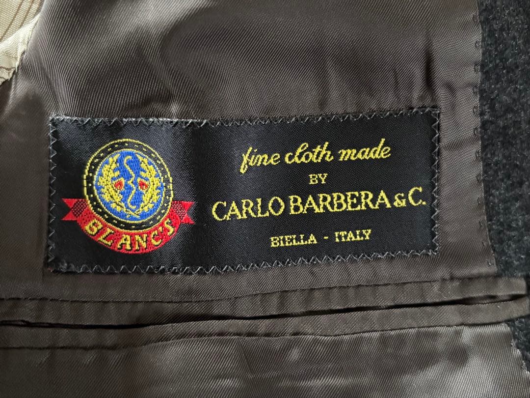美品　CARUSO カルーゾ　46 グレーフランネル ジャケット イタリア製