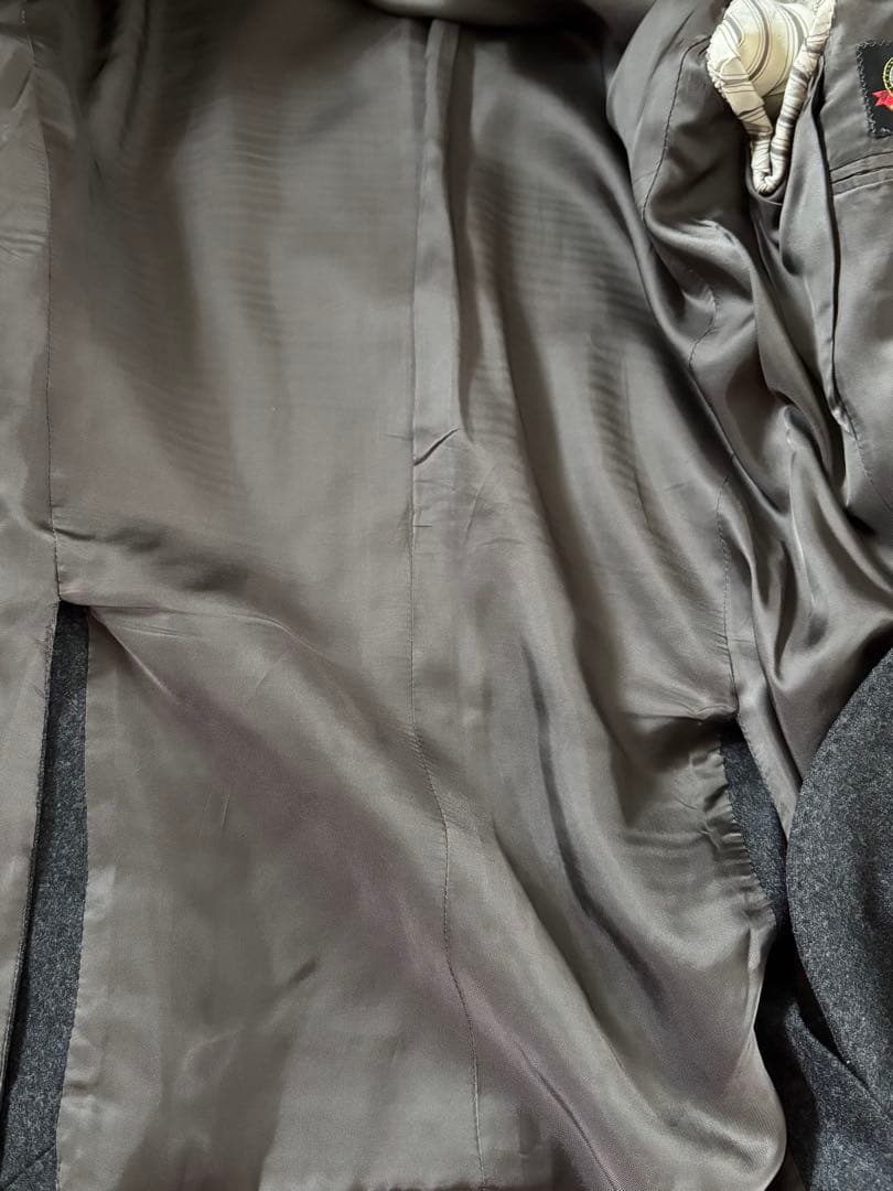 美品　CARUSO カルーゾ　46 グレーフランネル ジャケット イタリア製