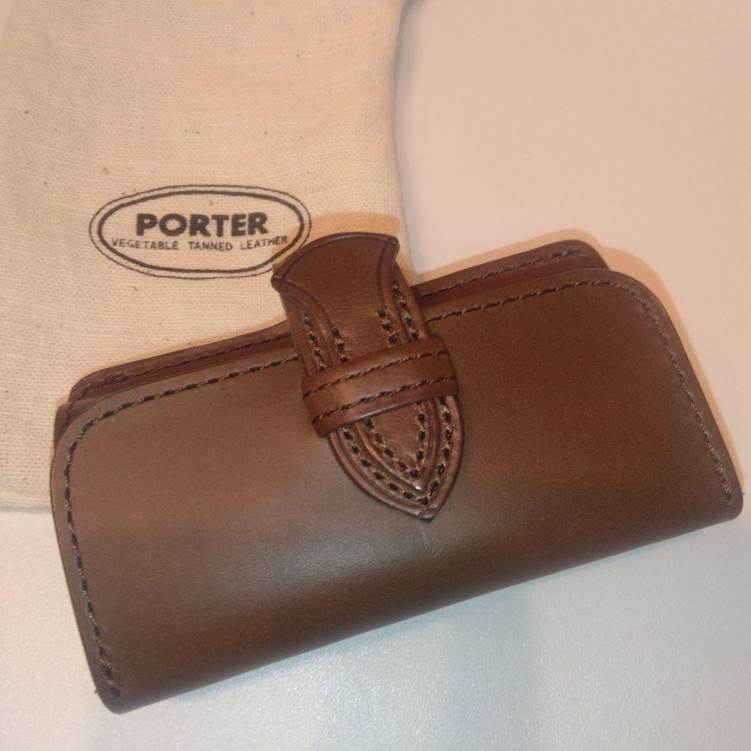 廃盤希少品　未使用品　PORTER / NATURE　KEY CASE　ブラウン