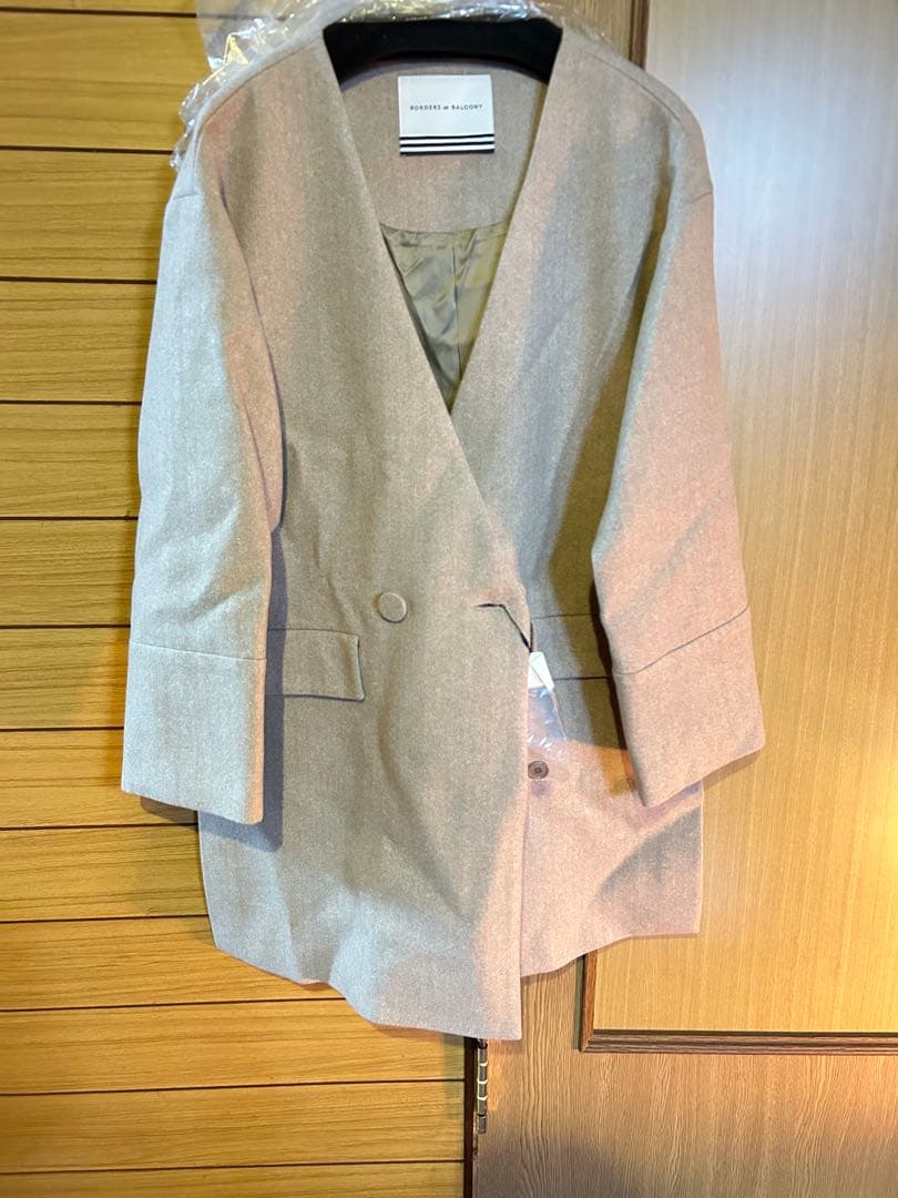h*a様 ボーダーズアットバルコニーWOOL HERRINGBONE JACKE