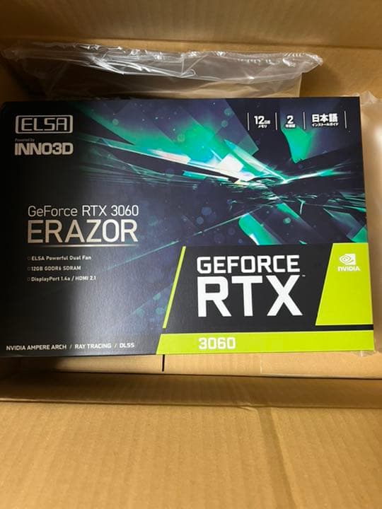Geforce RTX3060 ELSA ERAZOR 新品未使用