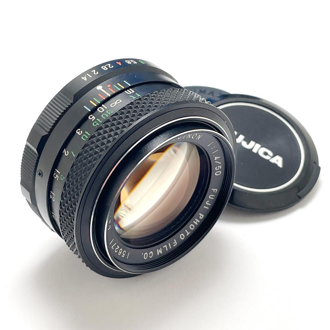 きれい フジ EBC FUJINON 50mm F1.4 M42 アトムレンズ