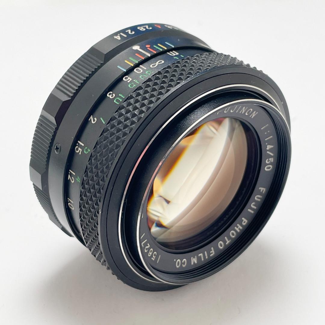 きれい フジ EBC FUJINON 50mm F1.4 M42 アトムレンズ