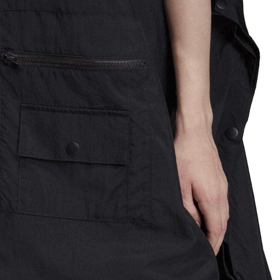 アディダス adidas originals J KOO ポンチョ フリル 黒