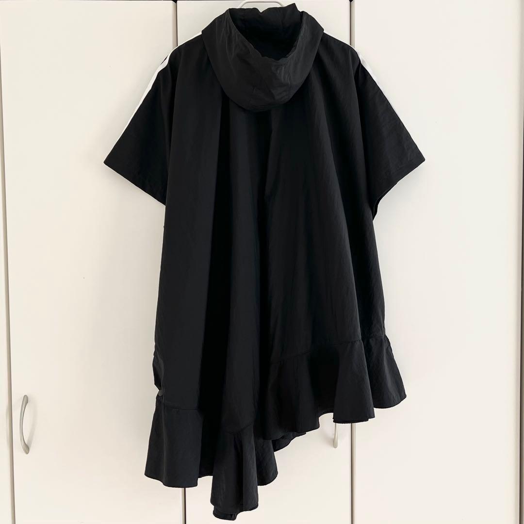 アディダス adidas originals J KOO ポンチョ フリル 黒