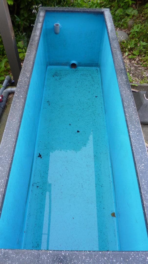 【引取限定】井上産業（テクノ販売）FRP水槽 600M（水量 630L 中古）