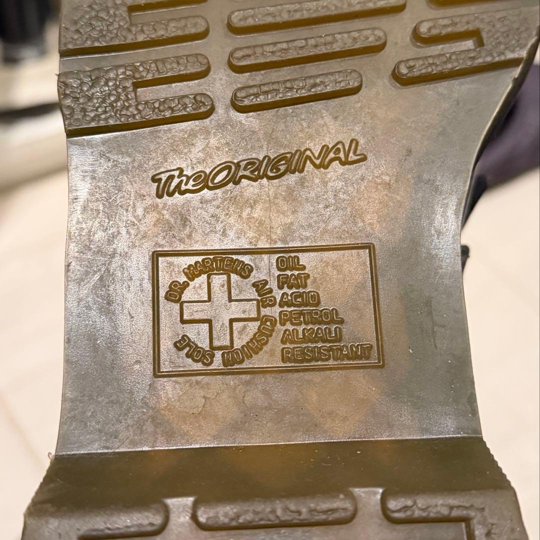 ドクターマーチン　エイドリアン　エナメル　イエローステッチ　38