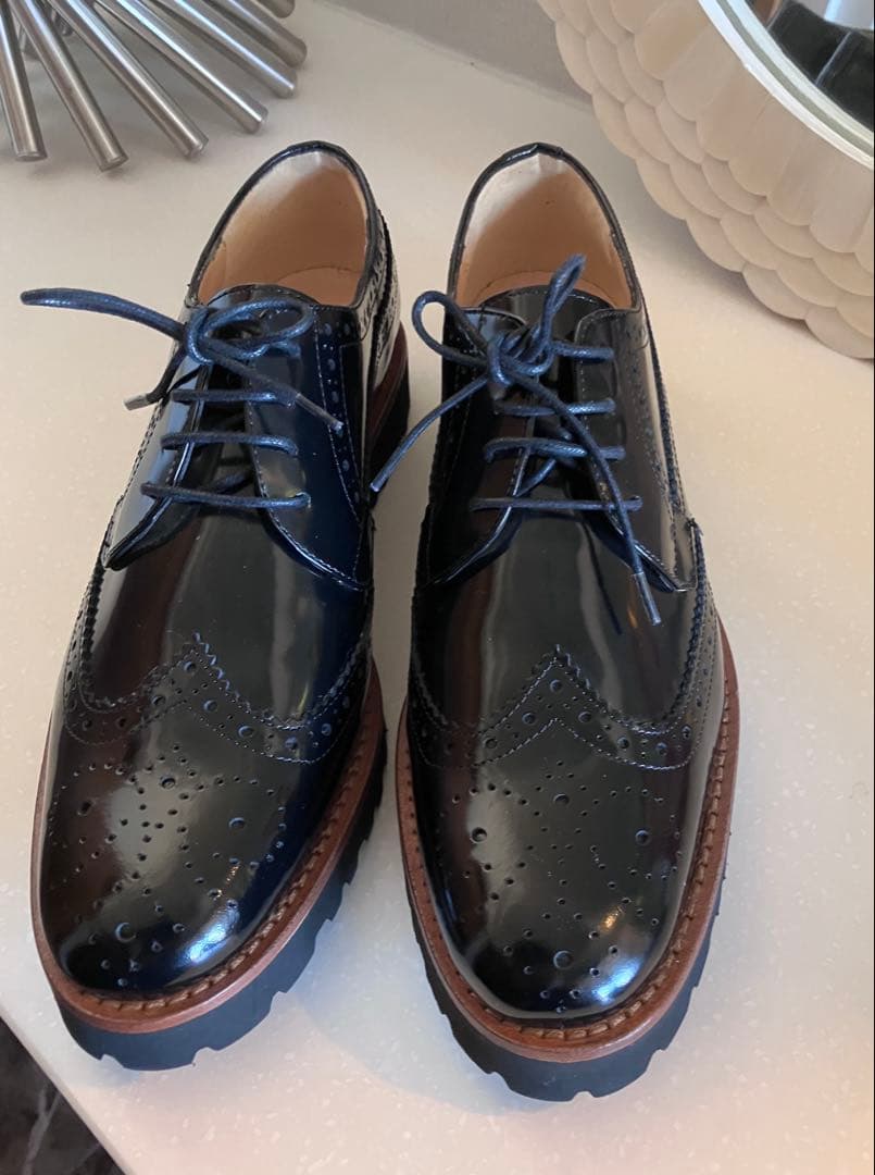 新品　ファビオルスコーニ　レースアップシューズ　38