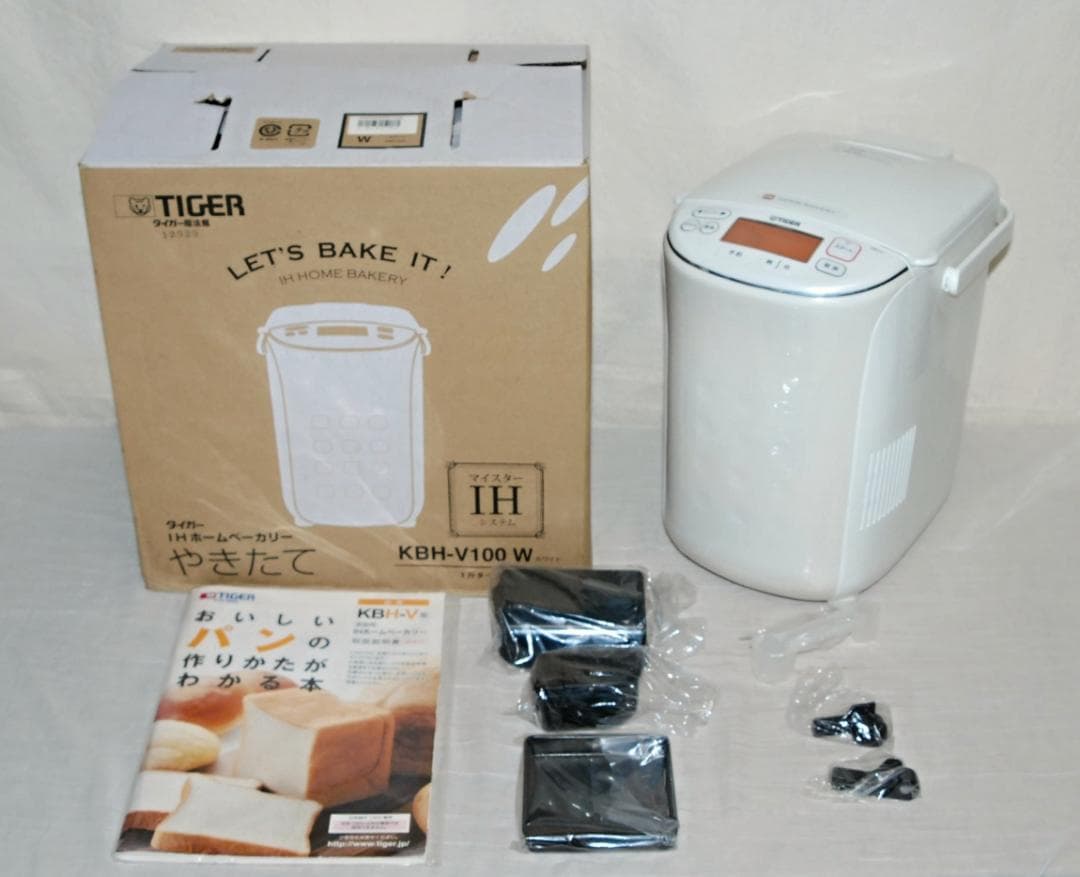 未使用品 タイガー ホームベーカリー 「やきたて」 KBH-V100-W