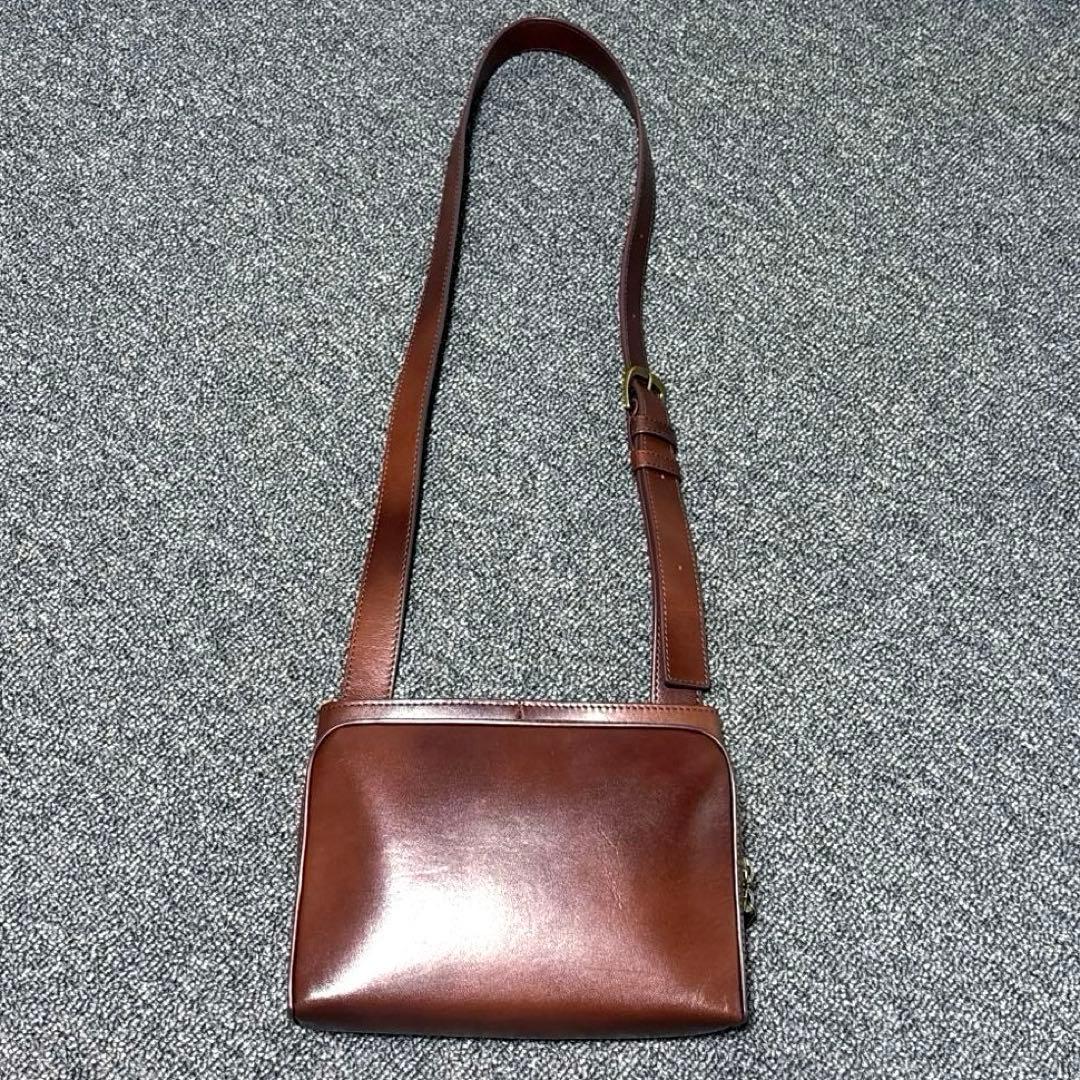 マザーハウス✳︎アンティークソラ✳︎ブラウン美品✳︎フリーポケット✳︎本革✳︎ポシェット