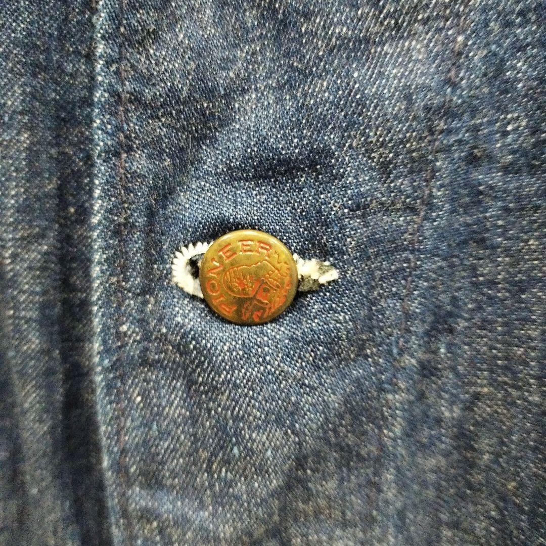 ヴィンテージ　パイオニア　カバーオール 3ポケット　濃紺